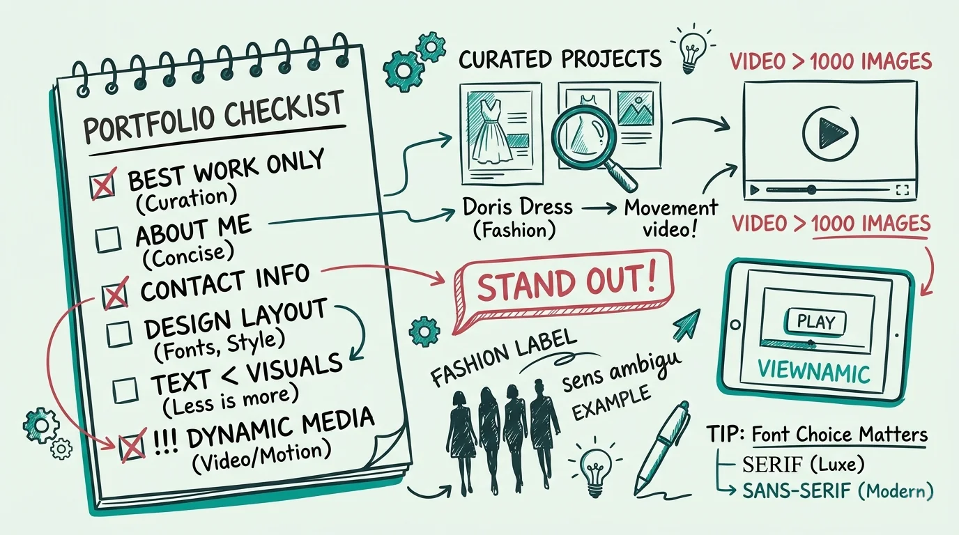 Read more about the article The Ultimate Creative Portfolio Checklist: How to Showcase Your Work and Stand Out